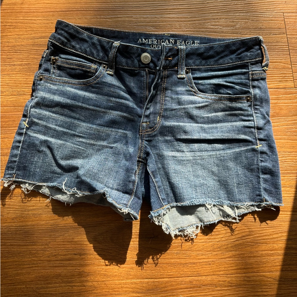 american eagle jean shorts